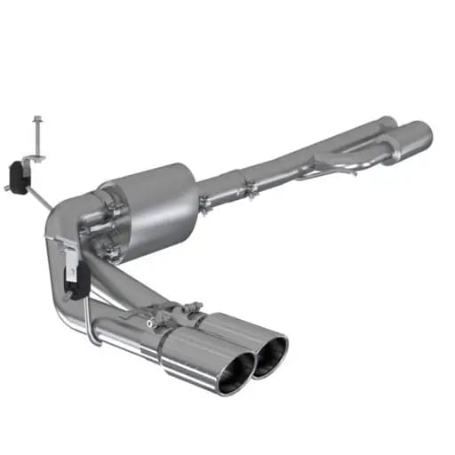 MBRP 2019+ Chevrolet Silverado 1500 4.5L/5.3L Pre-Axle Dual Side Exit w/ 4in OD Tip- T304