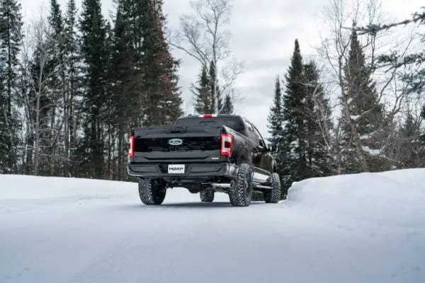 MBRP 2021+ Ford F150 2.7L/3.5L/5.0L 4in Black-Coated AL Steel Cat-Back - RACE VERSION thumbnail 3