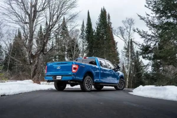MBRP 2021+ F-150 2.7L/ 3.5L Ecoboost, 5.0L 3in Cat Back 2.5in Dual Split Rear - Aluminized Steel thumbnail 3
