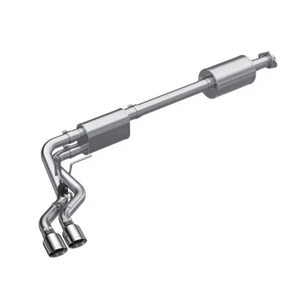MBRP 2021+ Ford F150 T304 Pre-Axle (Street Profile) 2.5in OD Tips 3in Cat Back Exhaust thumbnail 2