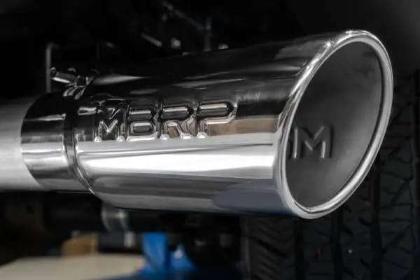 MBRP 2021+ Ford F-150 2.7L/ 3.5L Ecoboost 5.0L Single Side 3in Black Coated Catback Exhaust thumbnail 2