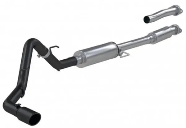 MBRP 2021+ Ford F-150 2.7L/ 3.5L Ecoboost 5.0L Single Side 3in Black Coated Catback Exhaust thumbnail 5