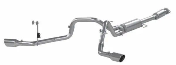 MBRP 2021+ Ford F-150 5.0L/3.5L/ 2.7L Ecoboost 3in Cat Back 2.5in Dual Split Exit T409 Exhaust thumbnail 5