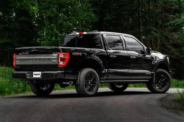 MBRP 2021+ Ford F-150 Powerboost Hybrid 3in Single Side Exit - T304 thumbnail 4