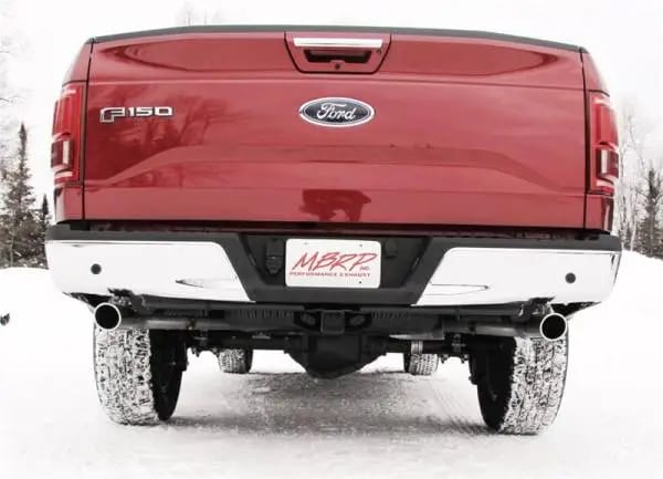 MBRP 2015 Ford F-150 5.0L 3in Cat Back Dual Split Rear Exit AL Exhaust System thumbnail 5