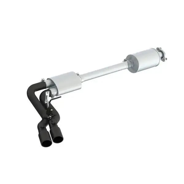 MBRP 15-20 Ford F150 Pre-Axle 4in OD Tips Dual Outlet 3in Black Coated Cat Back Exhaust thumbnail 3