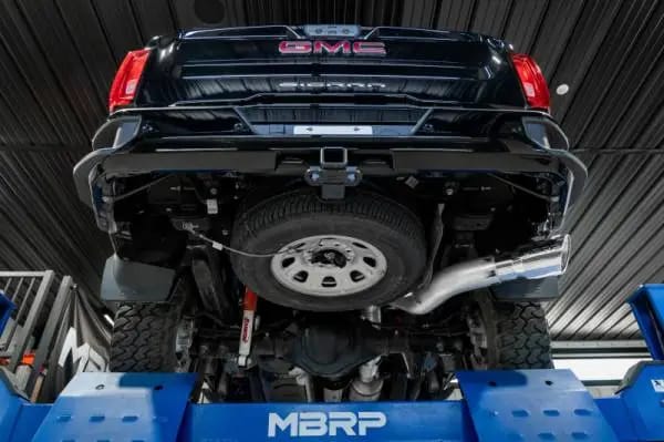 MBRP 20-23 Chevrolet Silverado 2500HD 6.6L Armor Lite AL Steel Single Side Exit 5in DPF Back Exhaust thumbnail 4