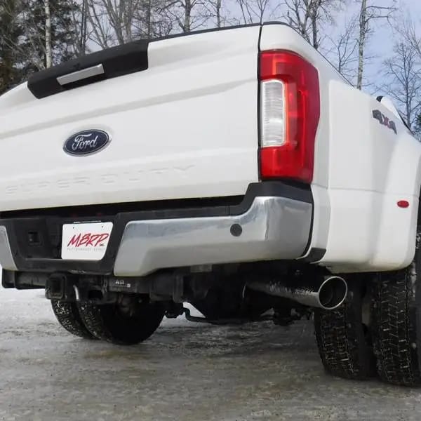 MBRP 17-19 Ford F250/350/450 6.7L 4in Aluminized Filter Back Single Tip Exhaust System thumbnail 4