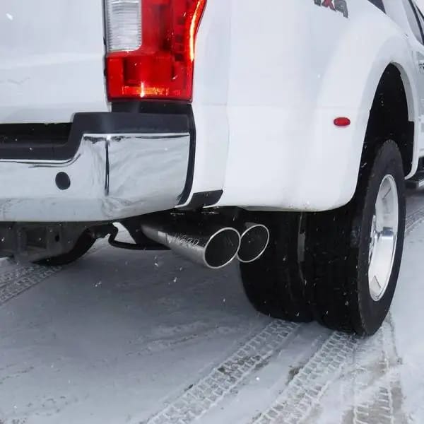 MBRP 17-19 Ford F-250/350/450 6.7L 4in Filter Back Single Side Dual Exit T409 Exhaust System thumbnail 4
