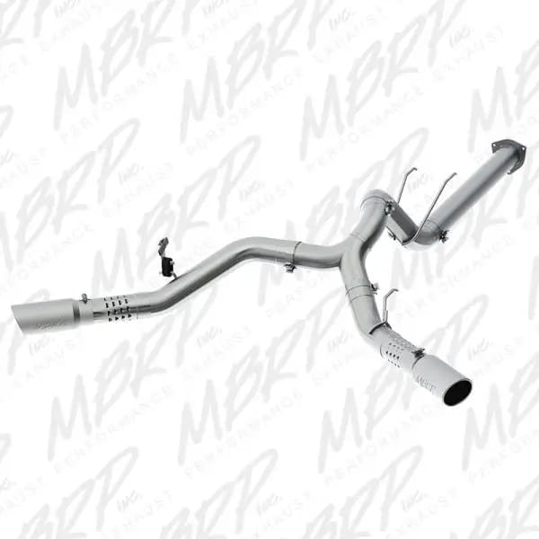 MBRP 17-19 Ford F-250/350/450 6.7L 4in Filter Back Cool Duals T409 Exhaust System thumbnail 3