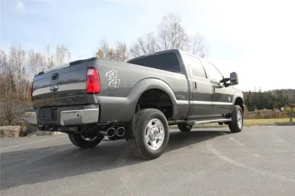 MBRP 2015 Ford F250/350/450 6.7L 4in Filter Back Dual Single Side Exit 5in Tips T409 Exhaust thumbnail 4