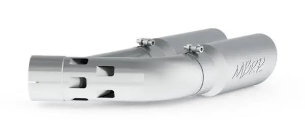 MBRP 2015 Ford F250/350/450 6.7L 4in Filter Back Dual Single Side Exit 5in Tips T409 Exhaust thumbnail 6