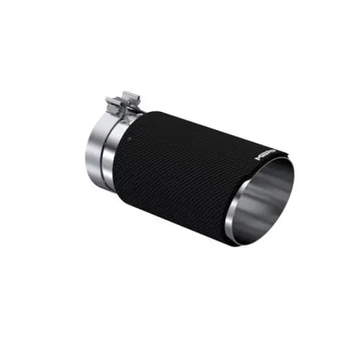 MBRP Universal Carbon Fiber Tip 6in OD/5in Inlet/12in L - Angle Cut Tip