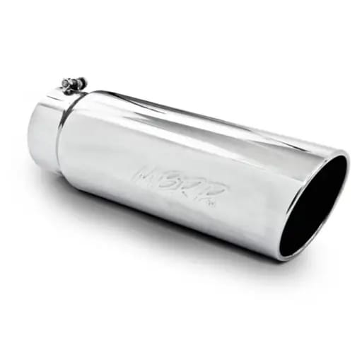 MBRP Universal Tip 6in OD Angled Rolled End 5in Inlet 18in Length T304 Exhaust