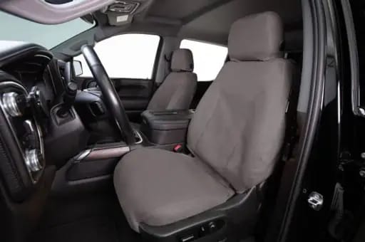 Covercraft 03-06 Chevrolet/GMC P/U Polycotton SeatSaver Custom Front Row Seat Covers - Misty Grey