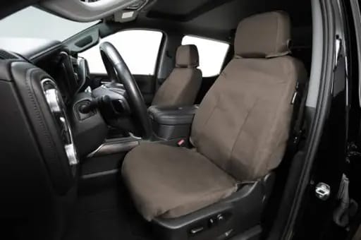 Covercraft 03-06 Chevrolet Silverado Waterproof Polyester SeatSaverFront Row Seat Covers - Taupe