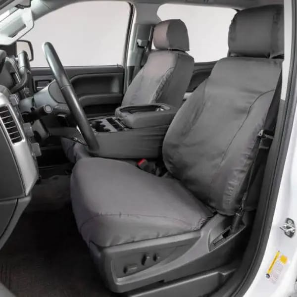Covercraft 03-06 Ford SD Polycotton SeatSaver Custom Front Row Seat Covers - Grey thumbnail 9