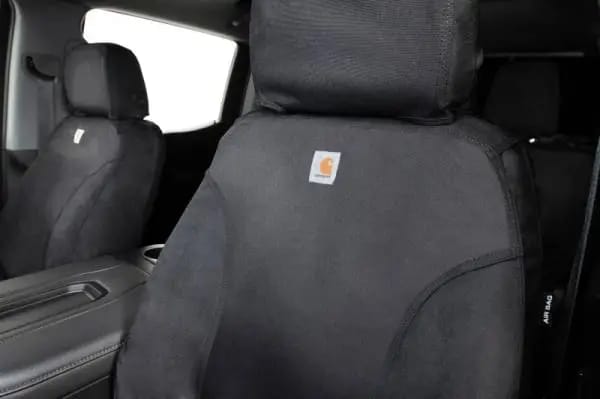 Covercraft 1994-02 Dodge Ram Carhartt Super Dux SeatSaver Custom Front Row Seat Covers - Black thumbnail 4