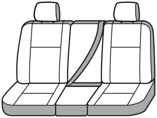 Covercraft 19-24 Chevrolet Silverado Polycotton SeatSaver Custom Front Row Seat Covers - Misty Grey thumbnail 6