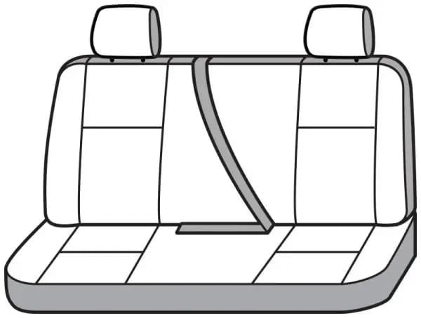 Covercraft 04-09 Dodge Ram Polycotton SeatSaver Custom Second Row Seat Covers - Grey thumbnail 8