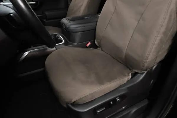 Covercraft 11-24 Dodge Ram Waterproof Polyester SeatSaver Custom Second Row Seat Covers - Taupe thumbnail 5
