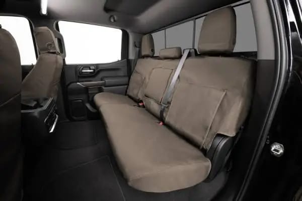 Covercraft 99-04 Ford Superduty Waterproof Polyester SeatSaver Custom Second Row Seat Covers - Taupe thumbnail 6