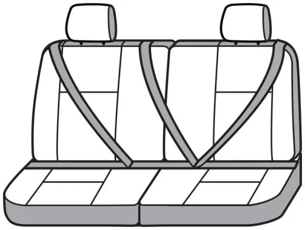 Covercraft 07-14 GMC Yukon Polycotton SeatSaver Custom Third Row Seat Covers - Grey thumbnail 8