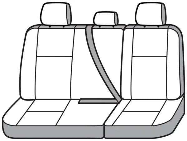 Covercraft 11-24 Dodge Ram Waterproof Polyester SeatSaver Custom Second Row Seat Covers - Grey thumbnail 3