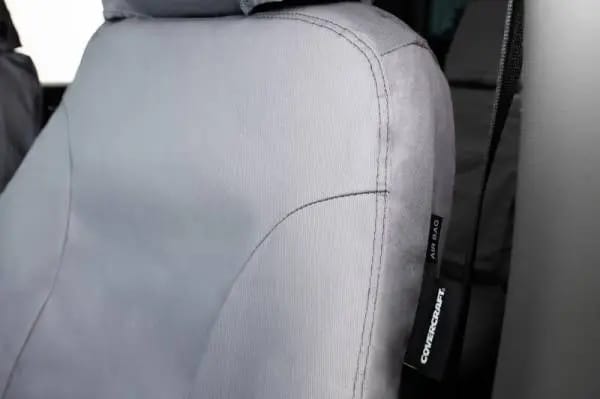 Covercraft 15-21 Ford Transit Polycotton SeatSaver Custom Second Row Seat Covers - Grey thumbnail 5