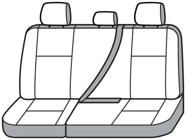 Covercraft 19-24 Chevrolet Silverado Waterproof Polyester SeatSaverSecond Row Seat Covers - Taupe thumbnail 7