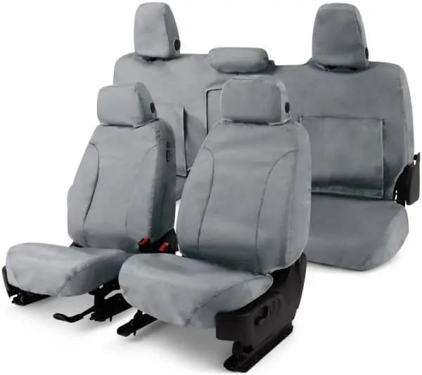 Covercraft 19-24 Ford F-250 Waterproof Polyester SeatSaver Custom Second Row Seat Covers - Grey thumbnail 7