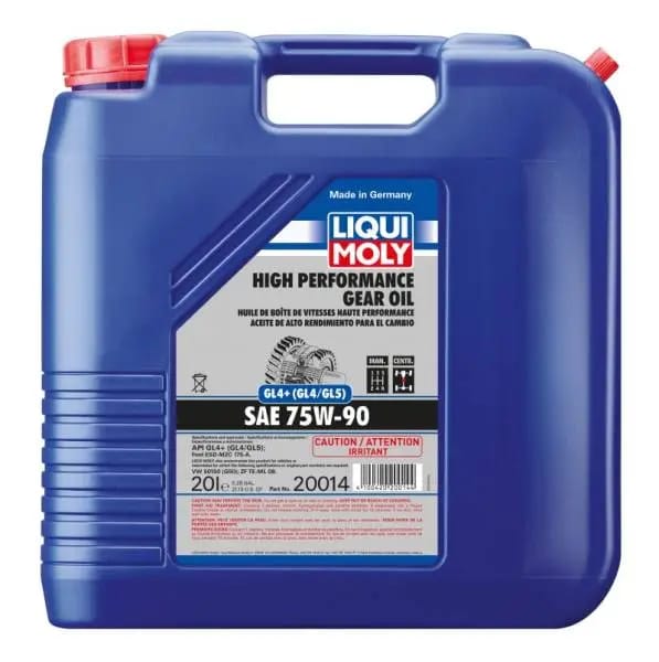 LIQUI MOLY 20L High Performance Gear Oil (GL4+) SAE 75W90 thumbnail 3