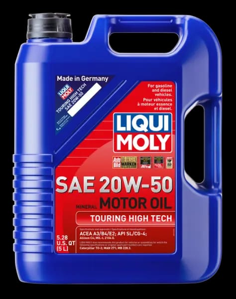 LIQUI MOLY 5L Touring High Tech Motor Oil SAE 20W50 thumbnail 2