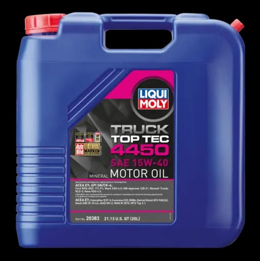 LIQUI MOLY 20L Top Tec Truck 4450 Motor Oil SAE 15W40