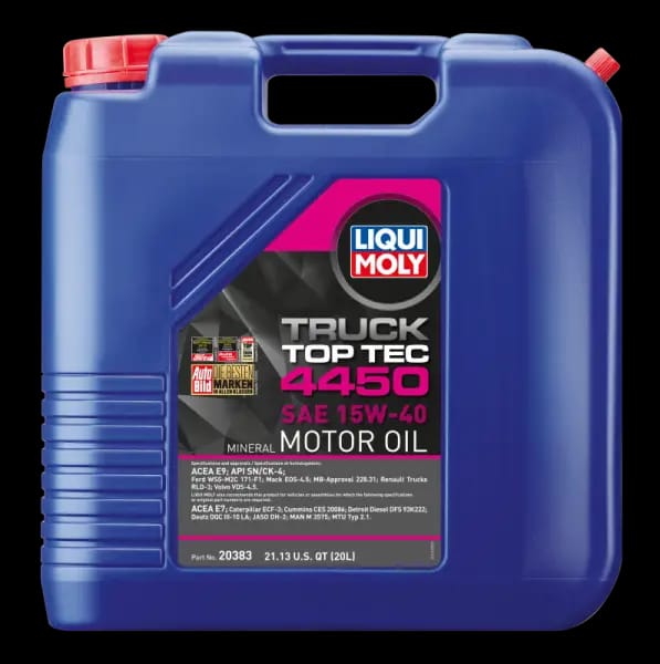 LIQUI MOLY 20L Top Tec Truck 4450 Motor Oil SAE 15W40 thumbnail 2