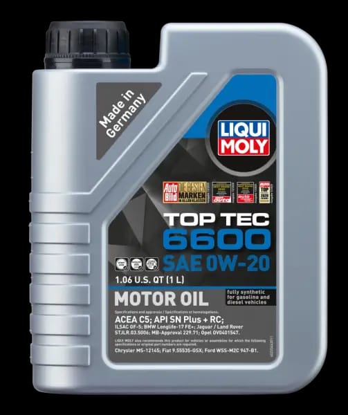 LIQUI MOLY 1L Top Tec 6600 Motor Oil SAE 0W20
