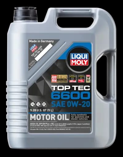 LIQUI MOLY 5L Top Tec 6600 Motor Oil SAE 0W20