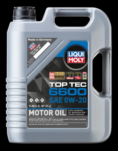 LIQUI MOLY 5L Top Tec 6600 Motor Oil SAE 0W20 thumbnail 2