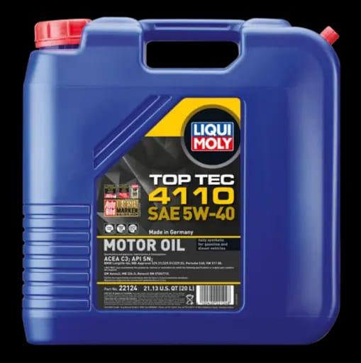 LIQUI MOLY 20L Top Tec 4110 Motor Oil SAE 5W40