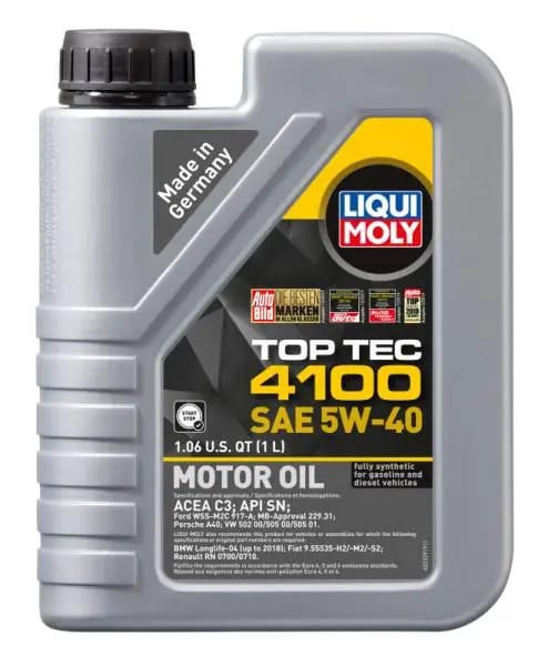 LIQUI MOLY 1L Top Tec 4100 Motor Oil SAE 5W40 thumbnail 2