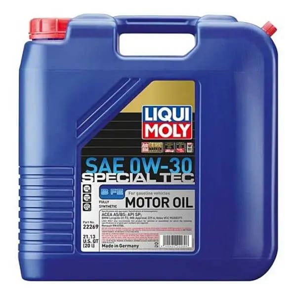 LIQUI MOLY 20L Special Tec B FE Motor Oil SAE 0W30