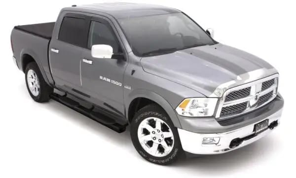 Lund 07-17 Chevy Silverado 1500 Ext. Cab 6in. Oval Straight Black Nerf Bars - Black thumbnail 5