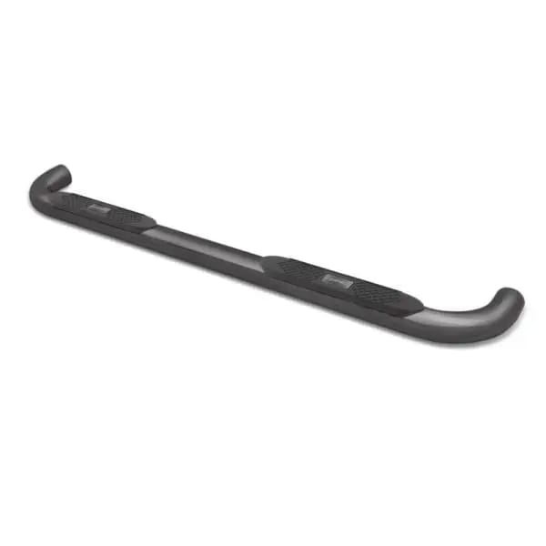 Lund 01-13 Chevy Silverado 1500 Crew Cab (Body Mount) 4in. Oval Curved Steel Nerf Bars - Black thumbnail 3