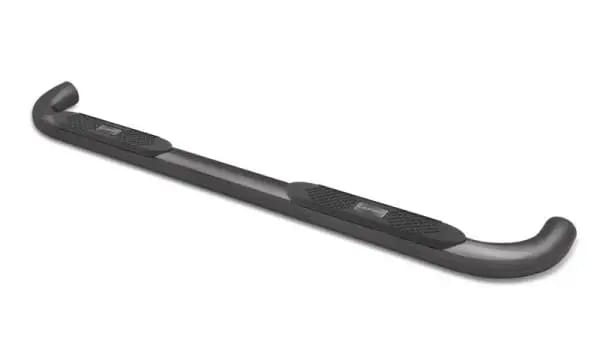 Lund 94-02 Dodge Ram 2500 Quad Cab 4in. Oval Curved Steel Nerf Bars - Black thumbnail 3