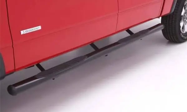 Lund 15-18 Ford F-150 SuperCrew 4in. Oval Straight Steel Nerf Bars - Black thumbnail 4