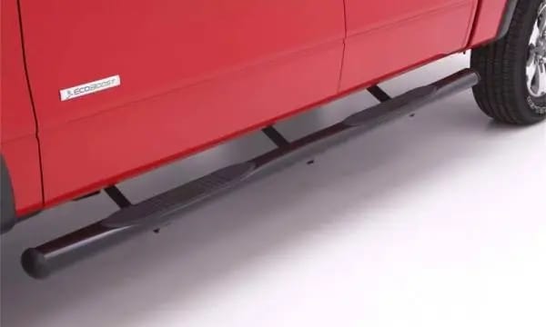 Lund 15-17 Chevy Colorado Crew Cab 4in. Oval Straight Steel Nerf Bars - Black thumbnail 3