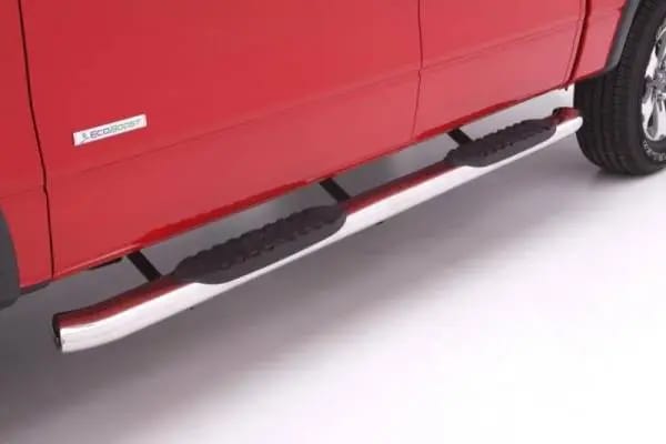 Lund 15-18 Ford F-150 SuperCab 5in. Curved Oval SS Nerf Bars - Polished thumbnail 3