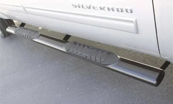 Lund 2019 Chevrolet Silverado 1500 Crew Cab 5in Oval Straight SS Nerf Bars - Polished thumbnail 3