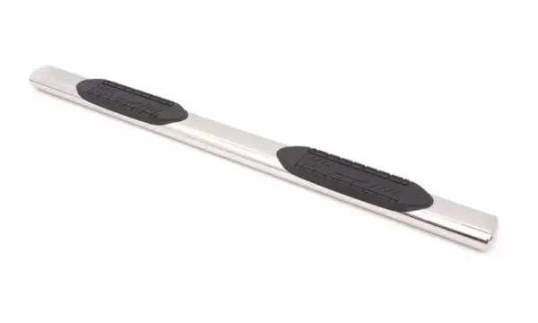 Lund 2019 Chevy Silverado 1500 Crew Cab (Rocker Panel) 6in. Oval Straight SS Nerf Bars - Polished thumbnail 2