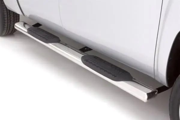 Lund 99-13 Chevy Silverado 1500 Std. Cab 6in. Oval Straight SS Nerf Bars - Polished thumbnail 3